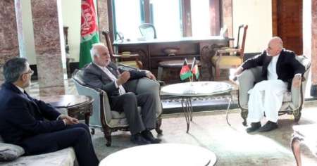 Iranian deputy FM discusses water issue with Afghan president