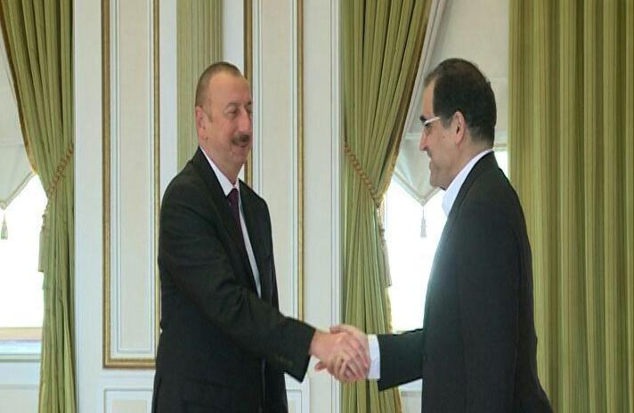 Health minister confers with Azerbaijan president
