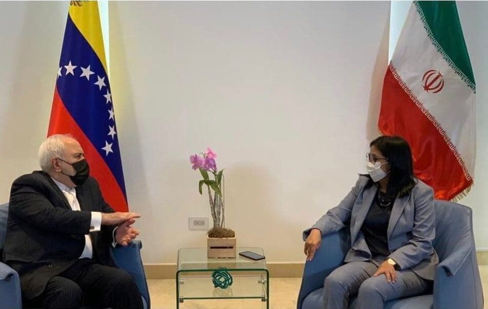 FM Zarif, Venezuela’s vice-president discuss bilateral ties