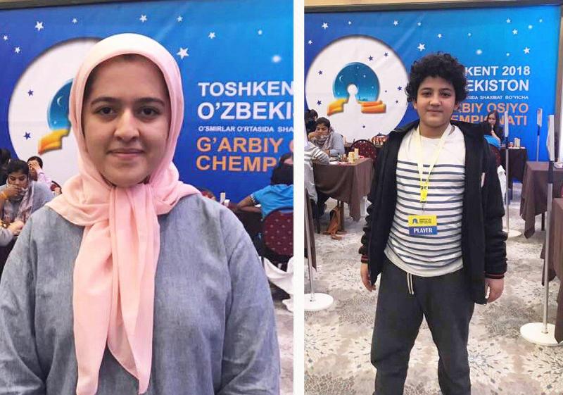 Two Iranian chess players receive gold medals in W Asia games