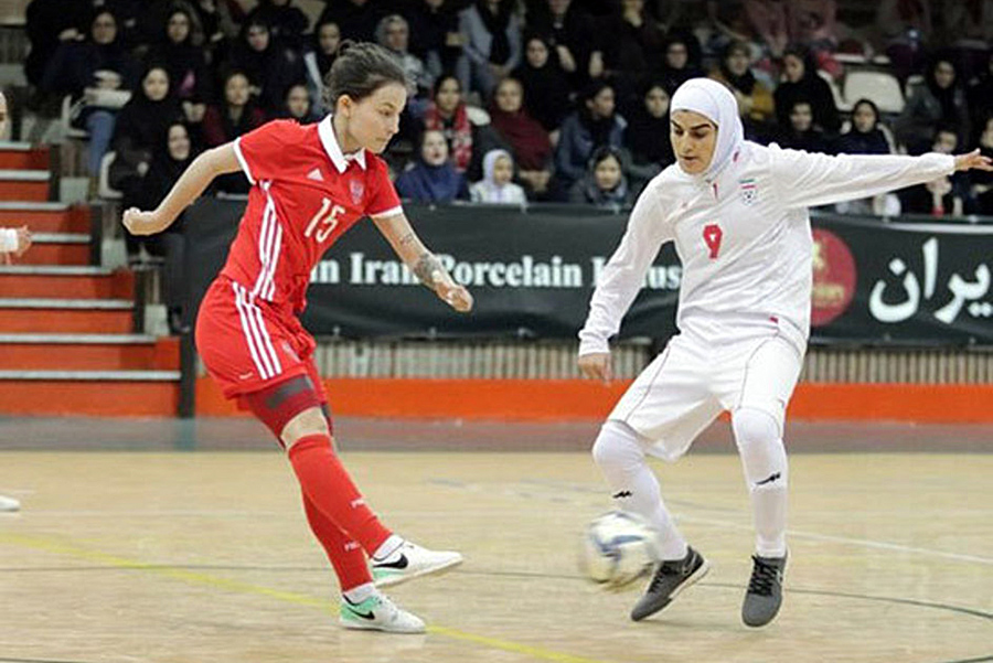 Iran women’s futsal team defeats Russia