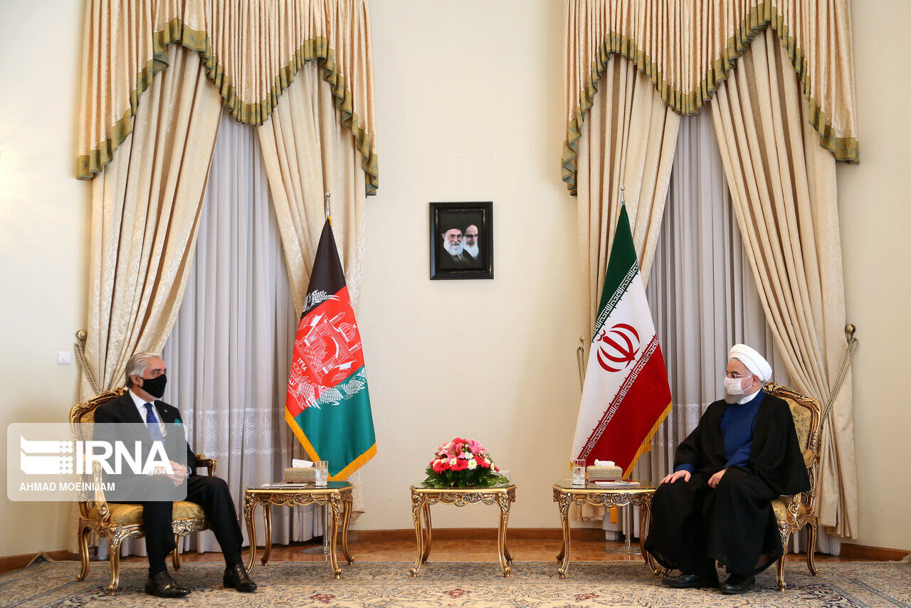 Rouhani: Solution to Afghanistan’s problems inter-Afghan political talks